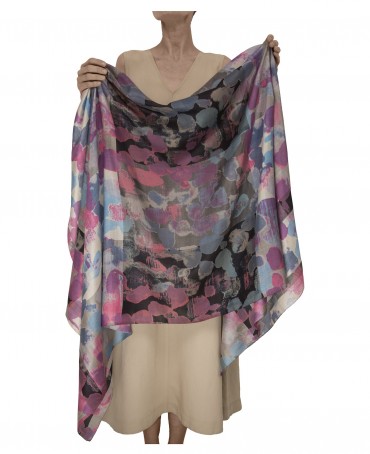 Палантин Женский SN40-OMBRE/ARGENT